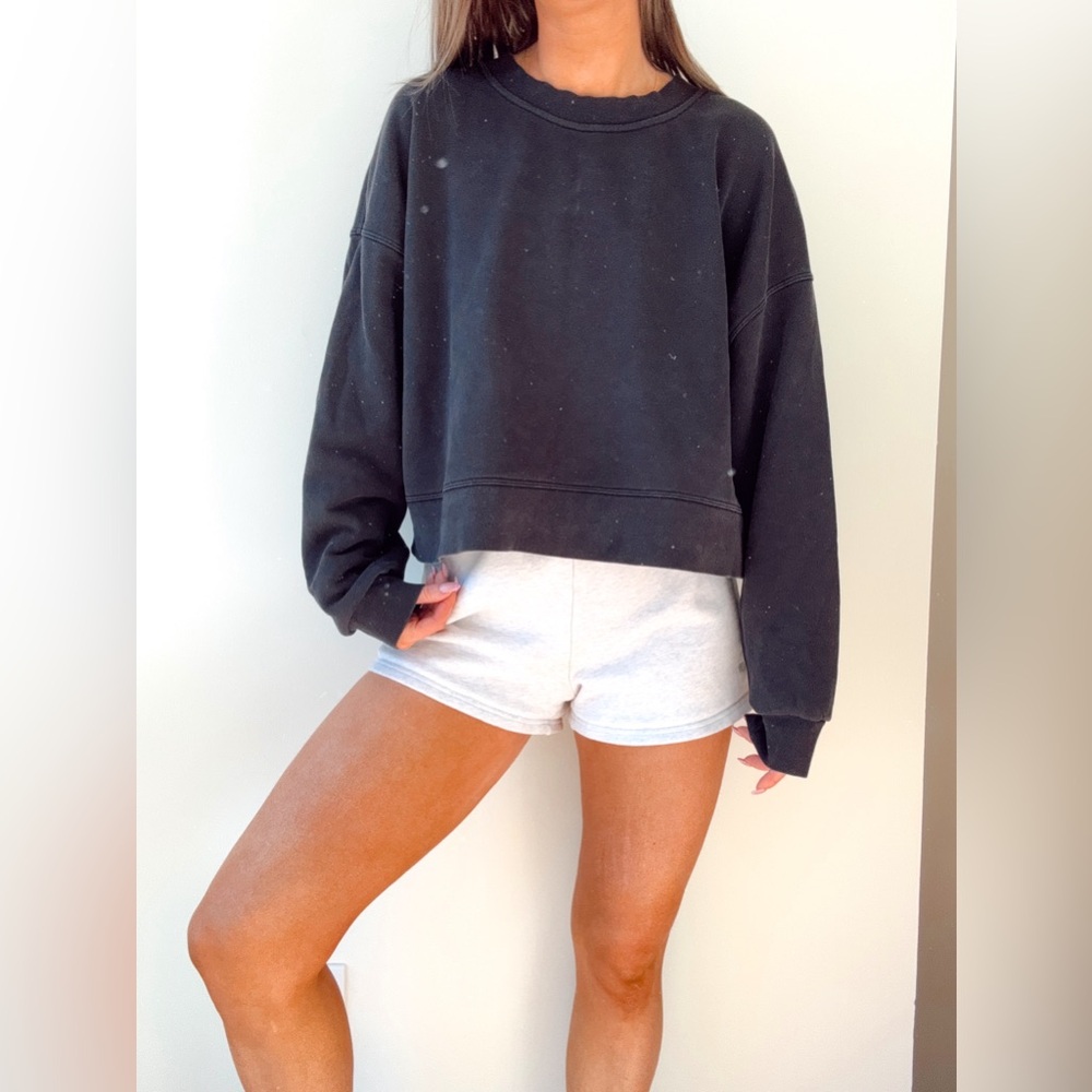 Lululemon perfectly cropped oversized crew - Picture 4 of 6